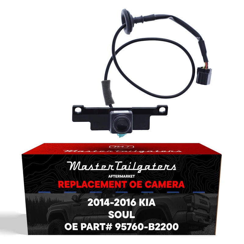 Master Tailgaters بديل ماستر تيلغيتيرز لكيا سول، بدون راديو ساتليت، مع خط وقوف (2014-2016) كاميرا خلفية جزء OE رقم # 95760-B2200 - Image 1